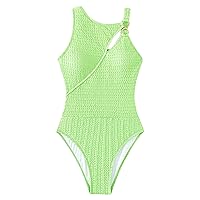 Swimsuits for Teen Girls One Piece Black Womens Long Torso Swimsuits One Piece with Support Shaver for Woman