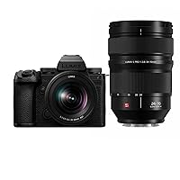 Panasonic LUMIX S5IIX Mirrorless Camera (DC-S5M2XKK) with LUMIX S Pro 24-70mm F2.8 L-Mount Interchangeable Lens (S-E2470)