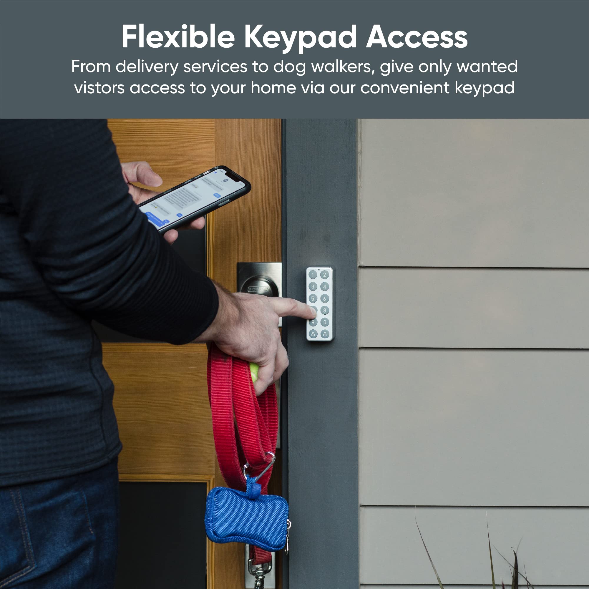 Wyze Lock WiFi & Bluetooth Enabled Smart Door Lock, Wireless & Keyless Door Entry, Compatible with Amazon Alexa, Fits on Most Deadbolts, Includes Wyze Gateway and Wyze Keypad