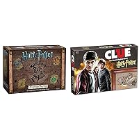 Harry Potter Hogwarts Battle A Cooperative Deck Building Game with Clue Harry Potter Board Game Bundle