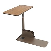 Drive Medical 13085RN Right Side Seat Lift Chair Overbed Table, Walnut