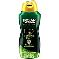TROJAN Lubricant H2O Sensitive Touch Water-Based Lubricant, Personal Lubricant, 5.5 Fl Oz