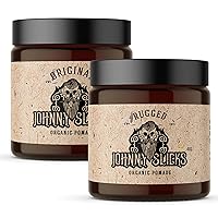 Oil Based Pomade Set | Organic Hair Styling for Men, Low to Medium Hold | Promotes Healthy Hair Growth & Helps Hydrate Dry Skin, (Rugged & Original Combo Set)