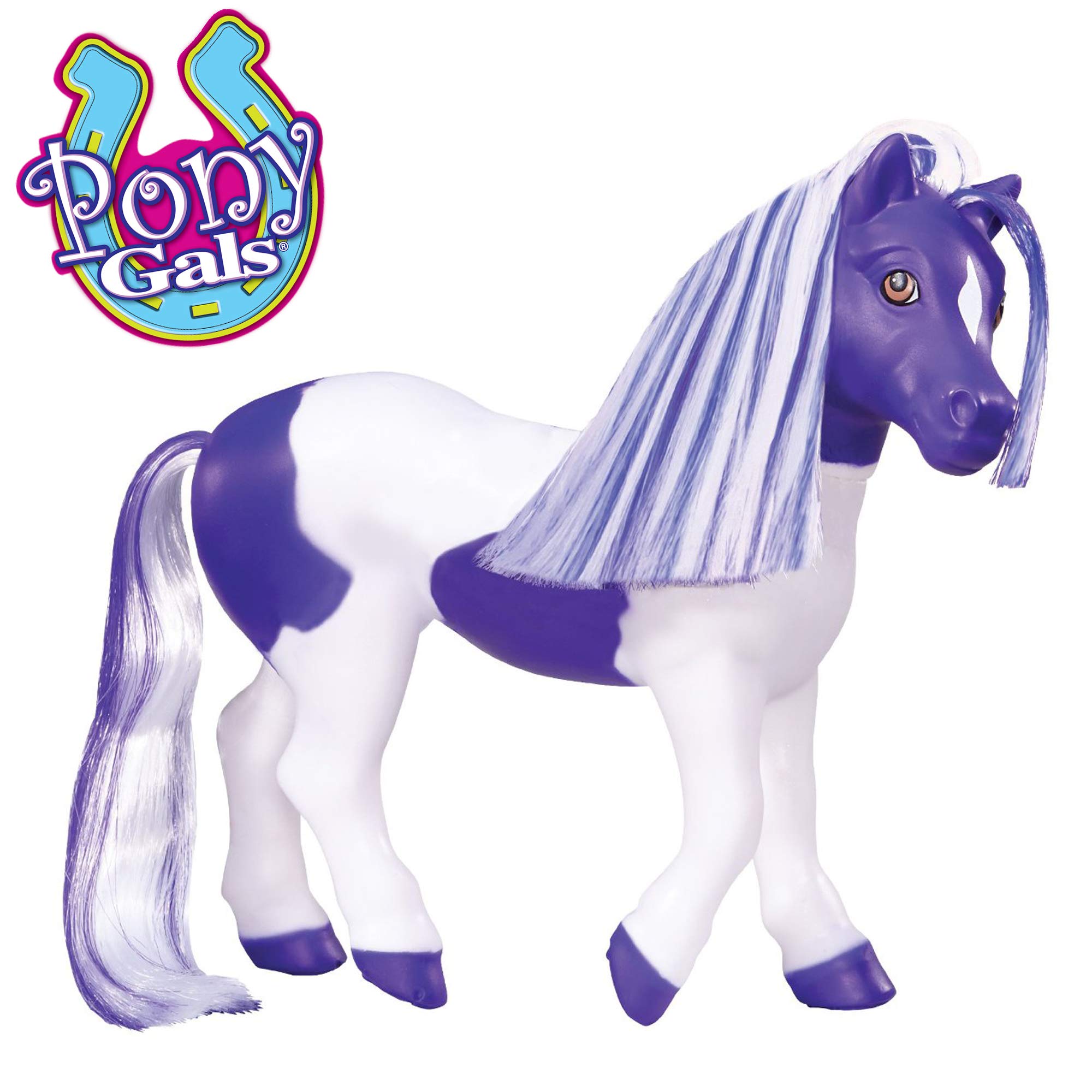 Breyer Color Changing Bath Toy | Ella the Horse | Purple / White with Surprise Pink Color | 7