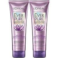 L'Oreal Ever Pure Volume Conditioner Lotus, 8.5 Fl Oz (Pack of 2)