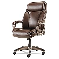 ALEVN4159 Alera Veon Series Executive Highback Leather Chair, Coil Spring Cushioning,brown
