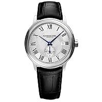 RAYMOND WEIL Men Analog Swiss Automatic Watch with Calf Leather Strap with Alligator Motif 2238-STC-00659
