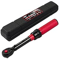1/4-Inch Drive Click Torque Wrench, Dual-direction Adjustable Torque Wrench 10-50in.lb/1.1-5.7Nm, 72 tooth High Precision Small Torque Wrench with Dual Range Scales for bike, motorcycle