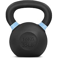 Kettlebell Weights Cast Iron/Kettlebells Powder Coated - Strength Training, Home Gym, Full-body Exercises