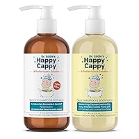 Happy Cappy Shampoo Bundle | Manage Cradle Cap, Seborrheic Dermatitis, Dandruff, and Dry, Itchy, Sensitive Eczema Prone Skin for All Ages…