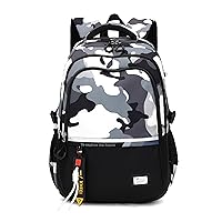 MITOWERMI Boys Backpack for Kids Camouflage School Bags for Elementary Primary Student Bookbags Middle Backpacks Teen Casual Travel Back Pack