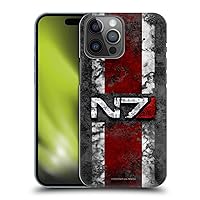 Officially Licensed EA Bioware Mass Effect N7 Logo Distressed Graphics Hard Back Case Compatible with Apple iPhone 14 Pro Max