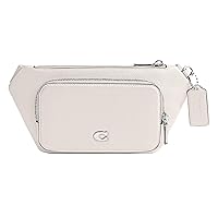 COACH Belt Bag in Crossgrain Leather, Chalk