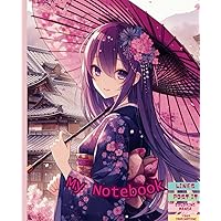 Anime - Libro Manga a righe - Notebook Manga a righe e post it - Per ragazzi e e adulti - scrivi e appunta - cartoon japan - Lined notebook: Linea Manga Print (Italian Edition)