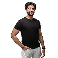 X RAY Men's Stretch Soft Cotton Slim Fit Short Sleeve Crewneck T-Shirt, Fashion Casual Tee for Men