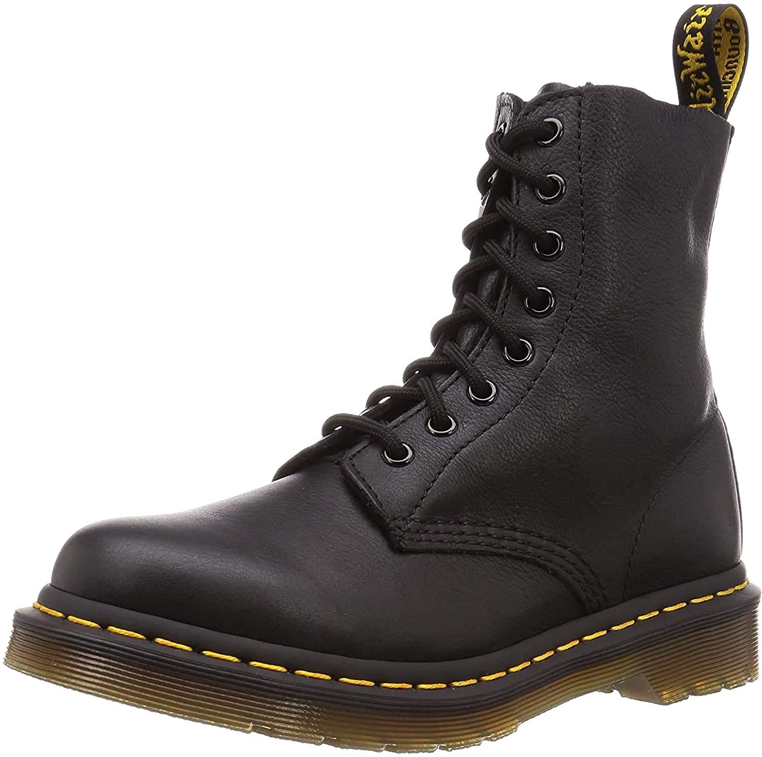 Dr. Martens Womens Pascal Virginia Leather Smooth Retro Punk Calf Boots