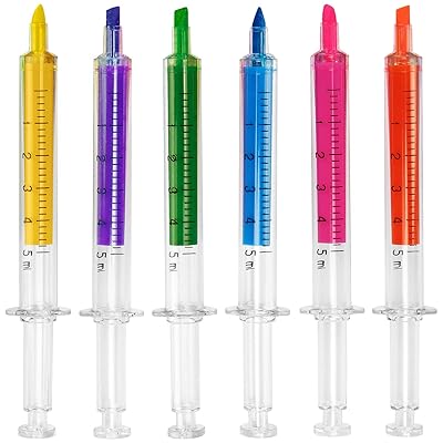  Hutou 6 Pack 0.5mm 6-in-1 Multicolor Ballpoint Pen 6