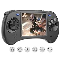 RG ARC D Retro Handheld Game Console , Dual OS Android 11 and Linux System with 128G SD Card 4541 Games Support 5G WiFi 4.2 Bluetooth Moonlight Streaming and HDMI Output (Black)