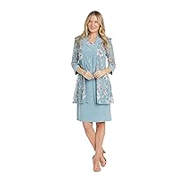 R&M Richards Women's Daytime Casual Jacket Dress