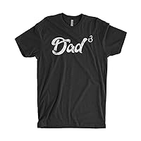 Threadrock Men's Dad of 3 T-Shirt