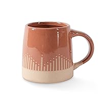 FRINGE STUDIO Desert Mountain Stoneware Mug, 1 Count (Pack of 1), Terra Cotta