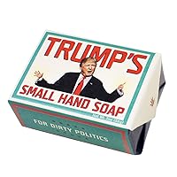 Trump's Small Hands Soap - Republican and Democrat - Made in the USA, 2oz (56g) Travel Size Guest Bar Soap