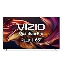 VIZIO 65-inch Quantum Pro 4K QLED 120Hz Smart TV with 1,000 nits brightness, Dolby Vision, Local Dimming, 240FPS @ 1080p PC Gaming, WiFi 6E, Apple AirPlay, Chromecast Built-in (VQP65C-84, NEW)