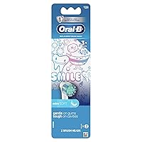 Oral-B Kids - Extra Soft Replacement Brush Heads- Gentle on Gums, Tough on Cavities - 6 Replacement Brush Heads, (2 Count Pack of 3)
