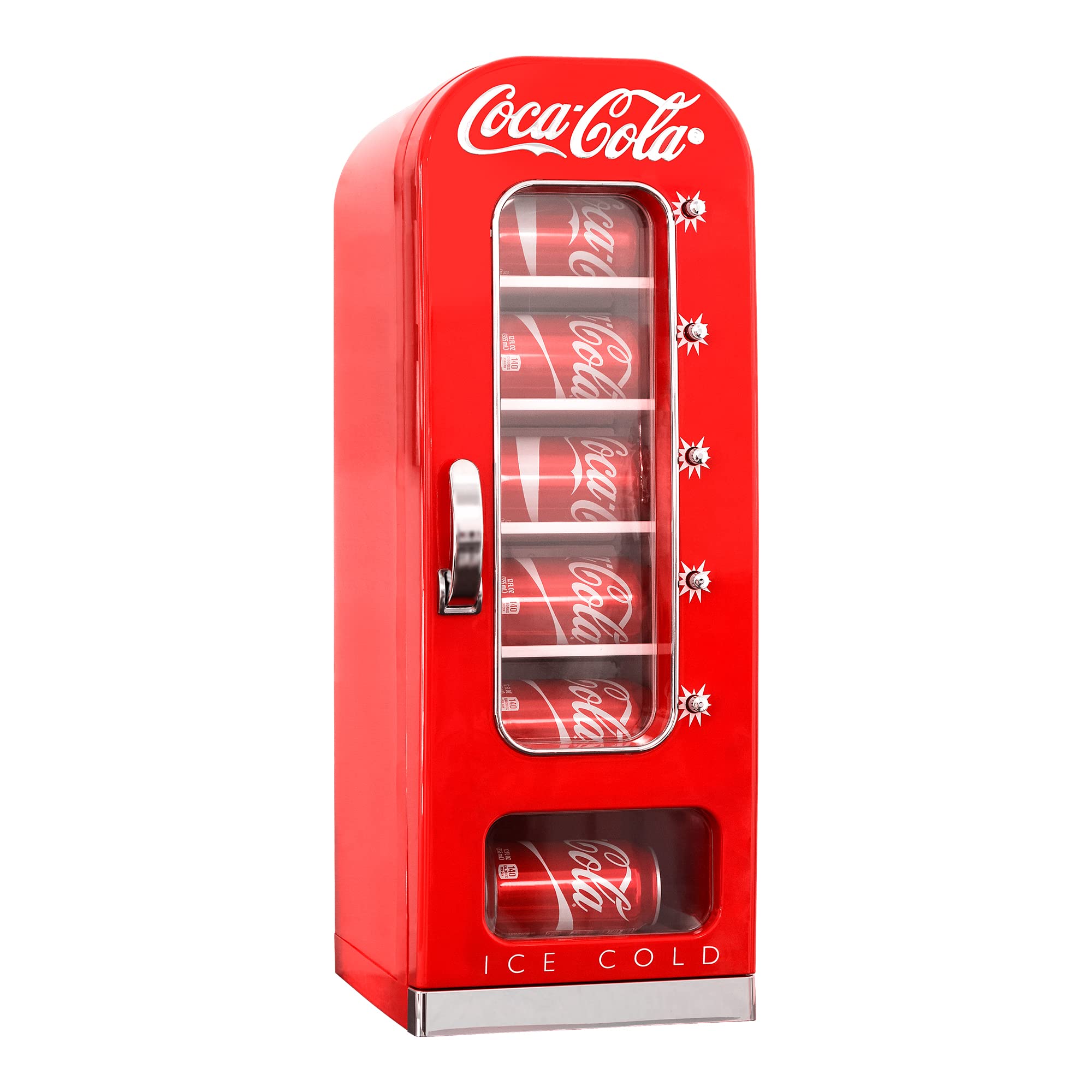 Mua Koolatron Coca-Cola Retro Vending Machine Style 10 Can Mini Fridge with  Display Window, AC/DC Portable Beverage Cooler for Soft Drink Cans,  Includes 12V and AC Cords, for Home Office Dorm Cottage,