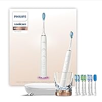 Philips Sonicare DiamondClean Smart 9700 Rechargeable Electric Power Toothbrush, Rose Gold, HX9957/61