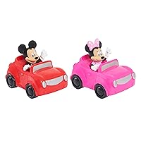 Disney Junior Mickey Mouse on the Move Figure and Vehicles 2-Pack Set, Officially Licensed Kids Toys for Ages 3 Up by Just Play