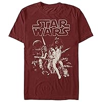 Star Wars Men's Official 'Poster' Premium Performance Graphic Tee