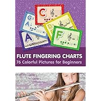 Flute Fingering Charts. 76 Colorful Pictures for Beginners (Fingering Charts for Woodwind Instruments)