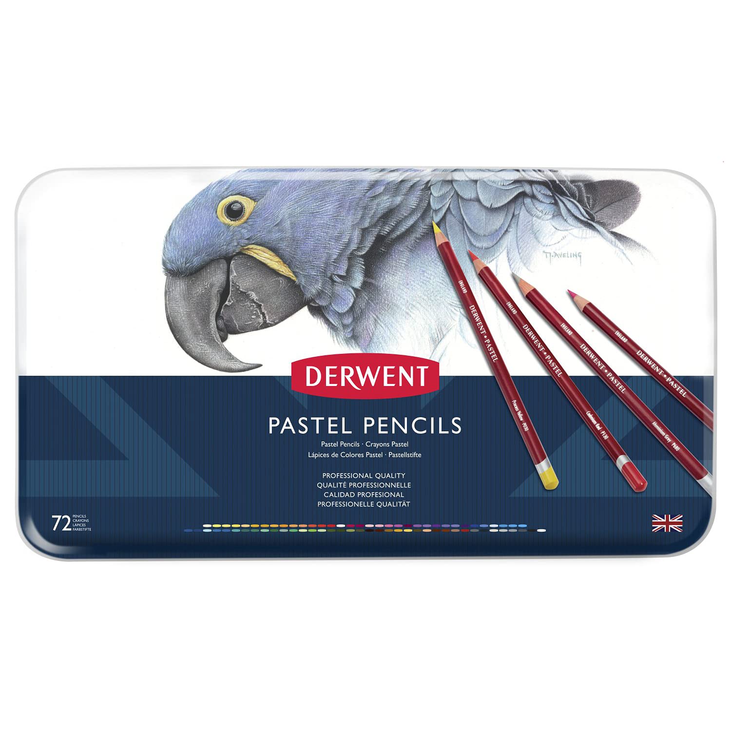 Mua Derwent Pastel Pencils, 4mm Core, Metal Tin, 72 Count (32996) trên  Amazon Mỹ chính hãng 2023 | Fado