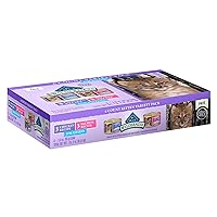 Blue Buffalo Wilderness High Protein Grain Free, Natural Kitten Pate Wet Cat Food Variety Pack, Chicken, Salmon 3-oz (6 Count- 3 of Each Flavor)