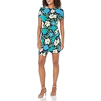 Donna Morgan Women's Easy Faux Wrap Dress Event Party Date Desk to Dinner Guest of