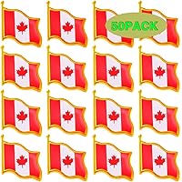 20/50/100 Pack Canada Flag Pin Canadian National Lapel pins Enamel Made of Metal Souvenir Men Women Patriotic
