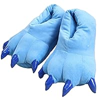 animal paw slipper for women men girl boy,Winter Unisex Soft Paw Claw Slippers Plush animal Paw Shoes Home Cosplay