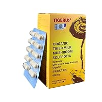 Tiger Milk Mushroom (LiGNO TM02® Lignosus rhinocerus Sclerotia) Malaysia, Lung Respiratory Immune Support 420mg x 60 vegecap