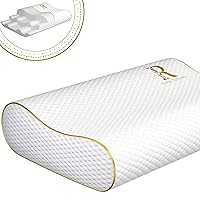 Royal Therapy Memory Foam Pillow, Queen Cervical Pillow for Neck Pain, Contour Pillow, Pillow for Neck and Shoulder Pain, Neck Pain Pillow, Side Sleeper Pillow for Shoulder Pain