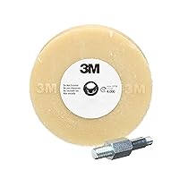 Stripe Off Wheel Adhesive Remover Eraser Wheel Removes Decals, Stripes, Vinyl, Tapes and Graphics 4” diameter x 5/8” thick 3/8-16 threaded mandrel 07498 Pack of 1