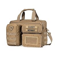 Tactical Baby Gear 4th Gen Tactical Diaper Bag for Dads w/Included Changing Mat, Stroller Straps