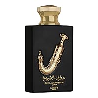 Lattafa Perfumes Ishq Al Shuyukh Gold for Unisex Eau de Parfum Spray, 3.4 Ounce
