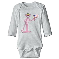Baby's Pink Panther Climbing Clothes Bodysuit