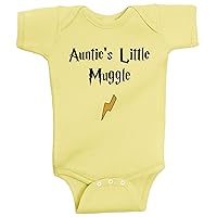 Auntie's Little Mug Funny Baby Romper Infant Wizard One Piece