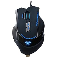 Optical wired USB gaming mouse with 400-2000DPI