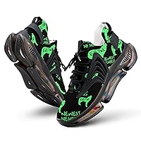 Howling Wolf Newest Member Wolfpack Mens Sneakers Breathable Walking Elastic Running Shoes Non-Slip Tennis Shoe
