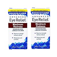 Advanced Eye Relief Redness Maximum Relief Drops - 2 pk.