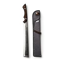 Barebones Japanese NATA Tool - Machete Perfect for Chopping, Splitting & Cutting - Stainless Steel Hunting Machete - Hardwood Walnut Handle - Stainless Steel Blade
