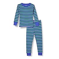 Amazon Essentials Unisex Babies, Toddlers and Kids' Snug-Fit Cotton Pajama Sleepwear Sets-Discontinued Colors